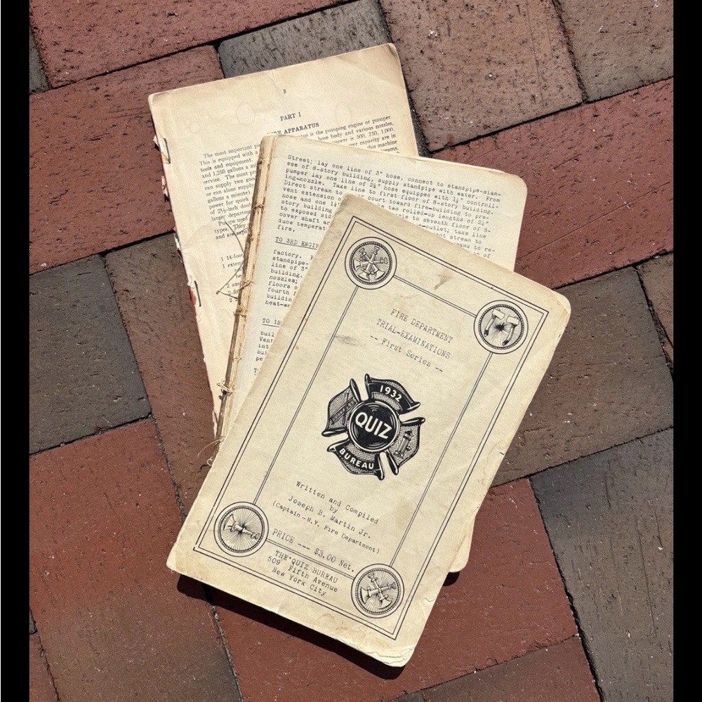 1932 New York Fire Department Firefighter Quiz Book Trial Examinations NYFD NYC - Picture 11 of 11